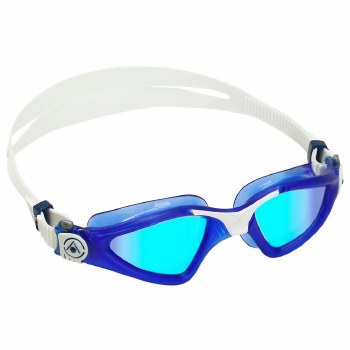 Aqua Sphere Kayenne Mirror Goggles Blue Titanium Mirror Lens Adults