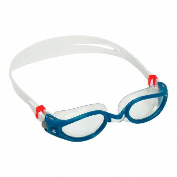 Aqua Sphere Kaiman EXO Adults Swimming Goggles Petrol Clear Lens
