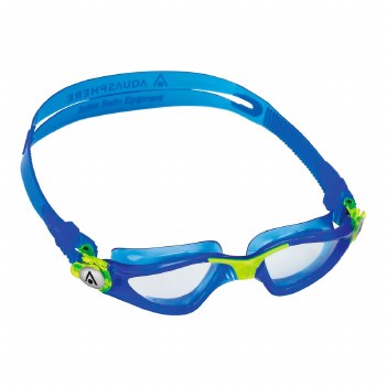 Aqua Sphere Kayenne Junior Swimming Goggles Blue Yellow Clear