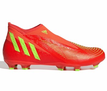 Adidas Predator Edge.3 Laceless Firm Ground (Solar Red Solar Green Core Black) 9