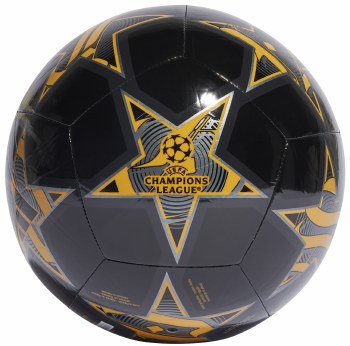 Adidas UEFA Champions League Real Madrid Football Black Preloved Yellow Size 5