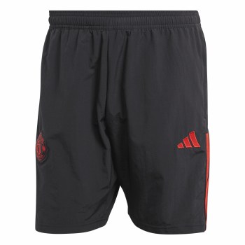 Adidas Manchester United Tiro 23 Down Time Training Shorts Black Size Small