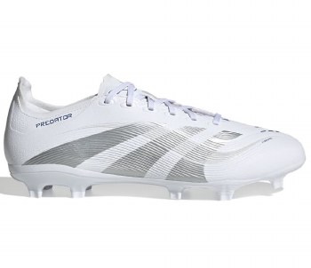 Adidas Predator League Firm Ground Adults Football Boots Cloud White Silver Metallic Bright Royal Size 11