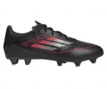 Adidas F50 League Soft Ground Football Boots Core Black Iron Lucid Red Size 9