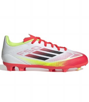 Adidas F50 League Firm/Multi-Ground Boots Kids White Black Yellow Size 1