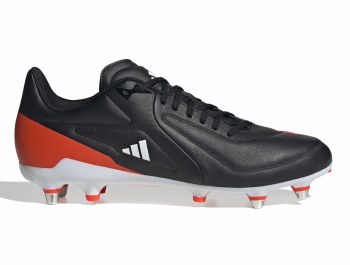 Adidas R15 Elite Soft Ground Rugby Boots Core Black Solar Red Size 8