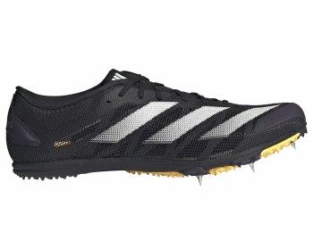 Adidas Adizero XCS Running Spikes Black Metalic Spark Size 10