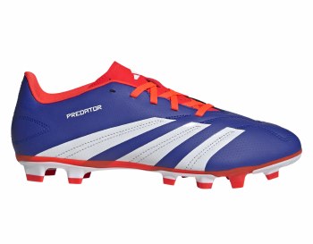 Adidas Predator Club Firm Ground Football Boots Lucid Blue Solar Red White Size 9