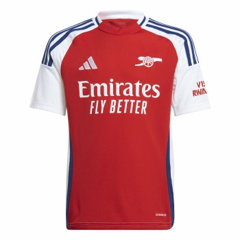 Adidas Arsenal 24/25 Home Jersey Junior Better Scarlet White Age 13-14
