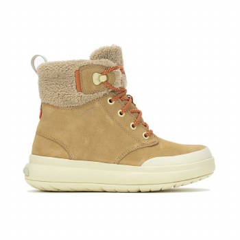 Merrell Women's Marquette Thermo Lace Waterproof Boots Tan Size 6.5