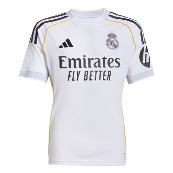 Adidas Real Madrid 25/26 Home Jersey Kids White Age 15-16