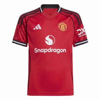 Adidas Manchester United 25/26 Home Jersey Kids Red Age 7-8