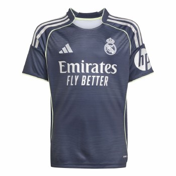 Adidas Real Madrid 25/26 Away Jersey Kids Legend Ink Age 13-14