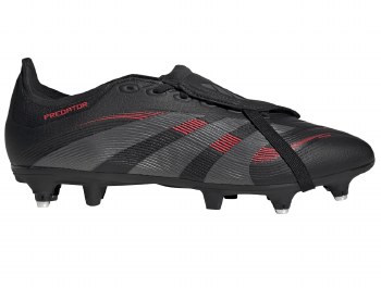Adidas Predator Leagure FT Soft Ground Football Boots Black Grey Lucid Red Size 10.5