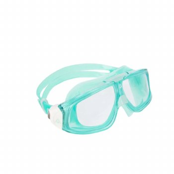 Aqua Sphere Seal 2.0 Swimming Mask Green Clear Lens Adults