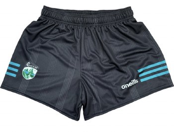O'Neills Kerry GAA Shorts 2024 Black Green Size Small
