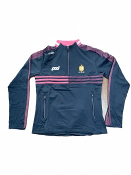 O'Neills Clare Ladies/Girls Nepal Half Zip Marine Pink White Size 5-6