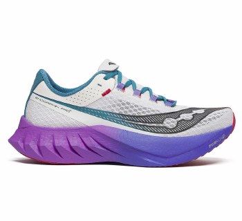Saucony Endorphin Pro 4 Women's Running Shoes White Shadow Size 5