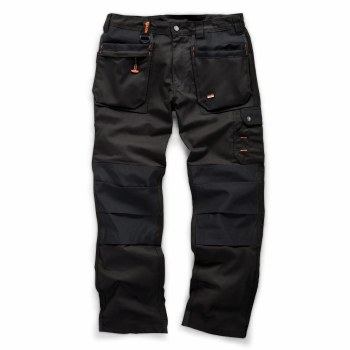Scruffs Worker Plus Work Trousers Regular Fit Black Size 32