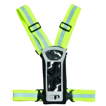 Ultimate Performance Stile Reflective LED Run Vest & Phone Carrier Yellow