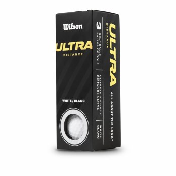 Wilson Ultra Distance Golf Ball 3 Pack White