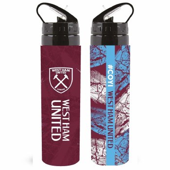 West Ham United Team Merchandise Aluminium 750ml Water Bottle