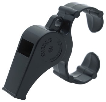 Acme Thunderer Plastic Finger Whistle (Black)