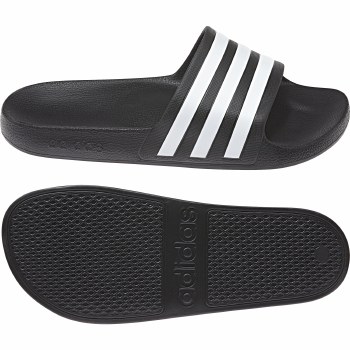 Adidas Adilette Aqua Slide (Black White) Size 8