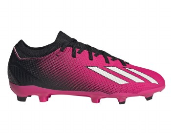 Adidas X Speedportal.3 Firm Ground Football Boots (Shock Team Pink Zero Metallic Black) Size 2