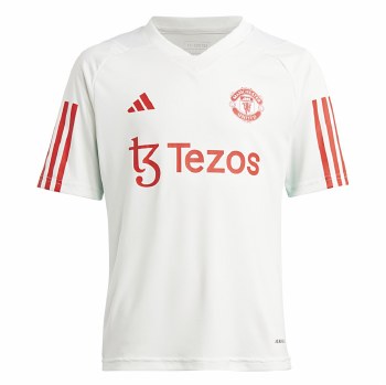 Adidas Manchester United Tiro 23 Training Jersey Junior Core White Age 15-16