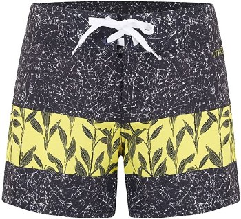 Animal Faren Boardshorts Fixed Waist (Black Yellow) 6