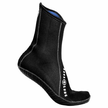 Aqua Lung Ergo 3mm Neoprene High Sock (Black) Large