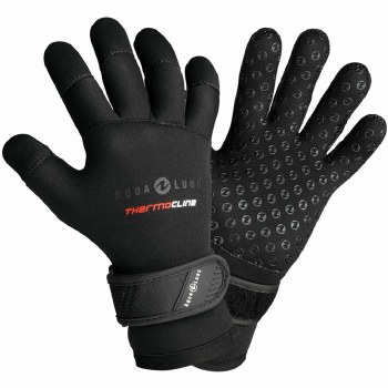 Aqua Lung Thermocline 3mm Gloves (Black) XS