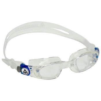 Aqua Sphere Mako Swimming Goggles Clear Blue Clear Lens Adults