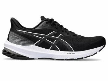 Asics GT-1000 12 Men's Running Shoes Black White Size 13