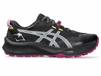 Asics Gel Trabuco 12 GTX Women's Trail Running Shoes Black Light Blue Size 5.5