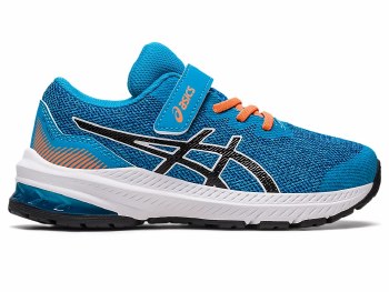 Asics GT-1000™ 11 PS Kids Running Shoes (Island Blue Black) Size 10