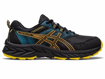 Asics Pre Venture 9 GS Kid's Running Shoes (Black Sandstorm) Size 5