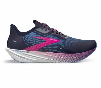 Brooks Hyperion Max Women's Running Shoes Peacoat Marina Blue Pink Glo Size 7