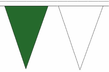 TCF Green White Bunting 10M
