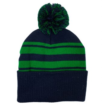 CS Bobble Hat (Navy Green) One Size