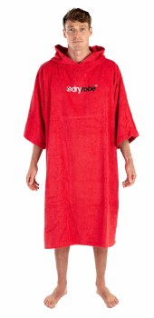 Dryrobe Organic Cotton dryrobe (Red) Medium