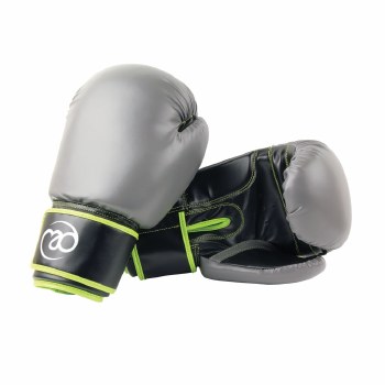 Fitness Mad Sparring Gloves 12oz (Grey Black Green)