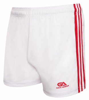 Gaelic Armour Gaelic Shorts (White Red) Small