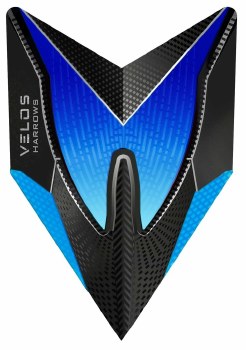 Harrows 100 Micro Velos Flights Set Black Blue