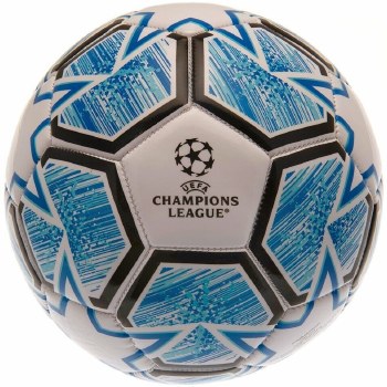 Champions League Football White Blue Size 5