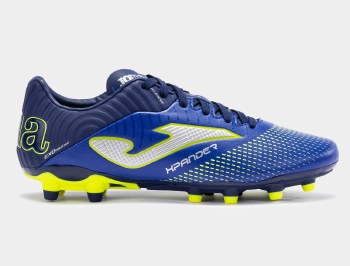Joma Xpander 2304 Firm Ground Footballs Boots (Royal Blue Flo Yellow) Size 5.5