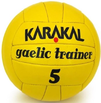 Karakal Gaelic Trainer Football Yellow Size 5