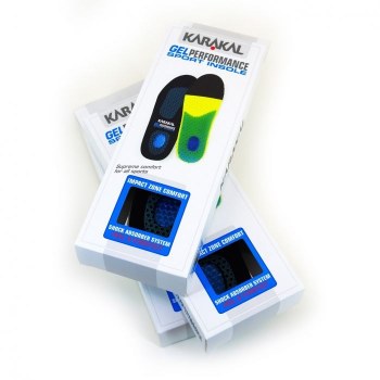 Karakal Gel Performance Sports Insoles 36-37