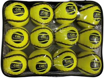 Karakal Official GAA Match Sliotar Size 4 Yellow 12 Pack